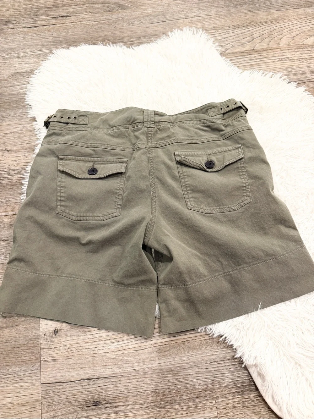 Etro Milano Pleated Utility Shorts 44 8 10 Medium Khaki Chino Gorpcore